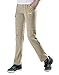 Makino Women's Long/Convertible Quick Dry Hiking Pants with Waistband W32/L32 Army Green