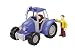 Spielzeug : Ruland Product & Marketing 88602 - Grosser Blauer Traktor + Hr. Junk