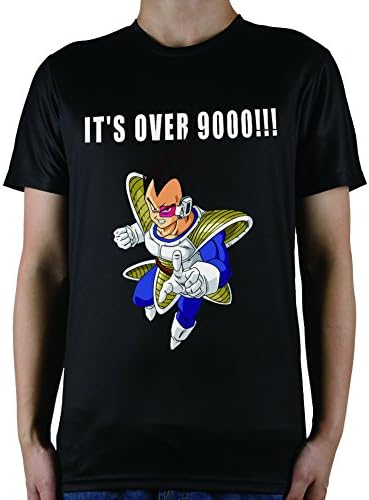 Mingyubusiness Its Over 9000 Prince Saiyan vegeta T Shirt Medium