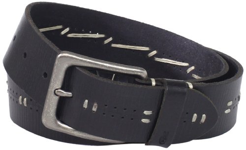 John Varvatos Men's 39mm Harness Buckle On A Stitch And Perf Detailed Strap