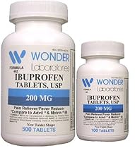 Ibuprofen 200 mg, for the Temporary Relief of Minor Aches and Pains - 600 Tablets #4625
