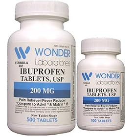 Ibuprofen 200 mg, for the Temporary Relief of Minor Aches and Pains - 600 Tablets #4625