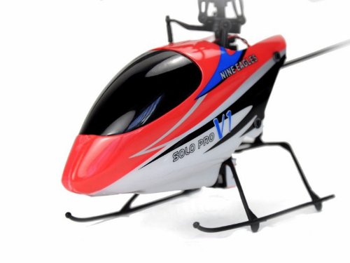 Imagen 6 de Nine Eagles 25046 Solo Pro - Helicóptero radio control en maleta de aluminio (4 canales, 2.4 GHz) [importado de Alemania]