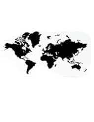 Home: Big Super Large World Map Office and Home Waterproof DIY Removable Wall Sticker Decal Mural Art Wall Stickers Decor - DHHX