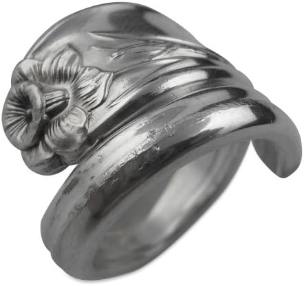 Recycled Silver Spoon Ring, Daffodil By International Silver, Sizes 6-12 (6.5)