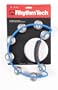 Rhythm Tech RT 1030  Tambourine, Red, Nickel Jingles