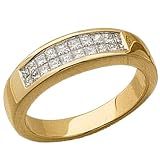 1.00 Ct.T.W. Princess Diamonds, 14Kt. Yellow Gold, Princess Diamond Anniversary Band