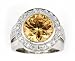Jewelry : CHAMPAGNE COLOR ROUND CUBIC ZIRCONIA RING
