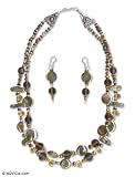 Pearl jewelry set, 'Song of Desire' 1