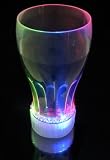 LED Light Up Flashing Cola Glasses, Set of 6