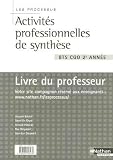 Processus Activit�s professionnelles de Synth�se BTS 2e ann�e