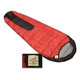 Woodworm LOCHE Mummy Sleeping Bag, Red