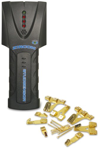 Zircon StudSensor Picture Hanging Kit with Edge Finding Stud Finder And Assorted Picture Hooks