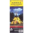 Alberta and British Columbia Map by ITMB (Travel Reference Map) by ITMB Publishing