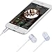 Eashion (TM )Premium In-ear Noise Isolating Stereo Wired HeadphonesEarphones/Earbuds with In-line Mic and Remote Control for iPhone,iPad,iPod, Android Phones,MP3/MP4 Players and more ( Sliver)