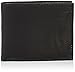 Piel Leather Bi-Fold Wallet, Black, One Size