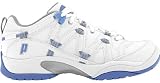 Prince Women's Scream 3 Tennis Shoe (White/Blue/Silver)