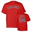 David Ortiz (Boston Red Sox) Name and Number T-Shirt (Red)