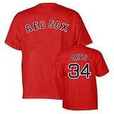 David Ortiz (Boston Red Sox) Name and Number T-Shirt (Red)