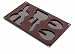 Lekue 3D Easter Eggs and Rabbit Mold, Brown