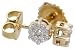 14k Gold / Diamond Stud Earrings 3/16 (5 mm)