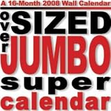 Over-sized Jumbo Super Calendar 16 Month 2008 Wall Calendar