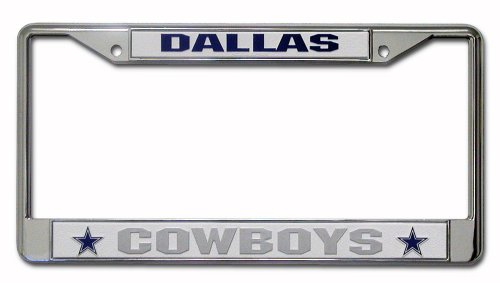 Rico Dallas Cowboys Chrome License Plate Frame