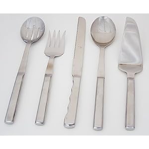 5 Piece Elegant Utensil Serving Set by Libertyware