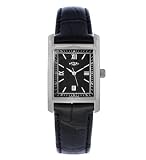 Rotary Men's Analogue Watch GS42832/20 with Grey Roman Dial and Black Leather Strap