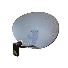 Satgear Sky/Freesat Dish Kit - New Sky Satellite Zone 2 Dish kit with Quad LNB and wall brackets ideal for Sky+ or Freesat self install. HD Ready - including full Satgear setup guide.
