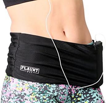 Flaunt Fitness Running Belt for Women Fanny Pack for cash cc passport iPhone 6