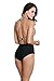 Newstep Women's One Piece Halter Soft Padding Bathing suit