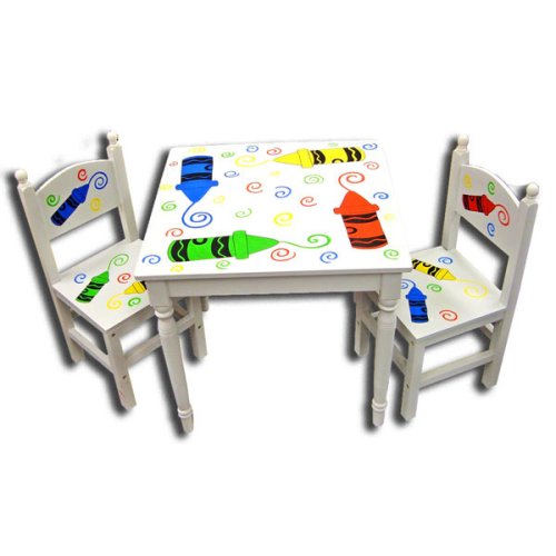 Kitchen: Crayon Table and 2 Chair Set
