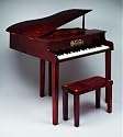 Concert Grand Piano - Mahogany, by Schoenhut
