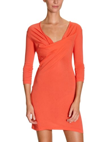 Bobi SLEEVE COWLNECK TUNIC 525-7025 Damen Kleider/ Mini, Gr. 34/ 36 (S), Orange (playa ) Preisvergleich