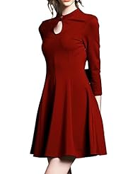 Sexy Cotton/Polyester Spring Winter Pleated Lace Short  Dress