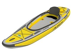 Walker Bay Airis Sport 10 Inflatable Recreational Kayak with Dry Storage Bag (10 - Feet, Yellow)