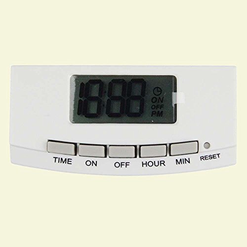 Defiant Automatic 15 Amp Digital 24-Hour Slim Fit Indoor Plug-In Timer