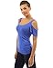PattyBoutik Women's Scoop Neck Cut Out Flutter Sleeve Blouse