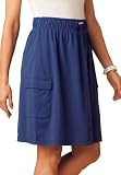 Skirt in cargo style with A-line shape