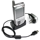 Brand New Palm Treo 650, 700w, 700p, 700wx USB Cradle Desktop Battery Charger with Power Cord