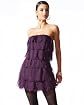 Strapless Petal Tiered Mini Dress main image
