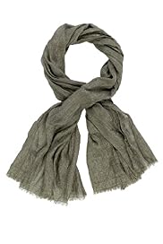 Autograph Lightweight Modal Blend Self Striped Scarf with Silk