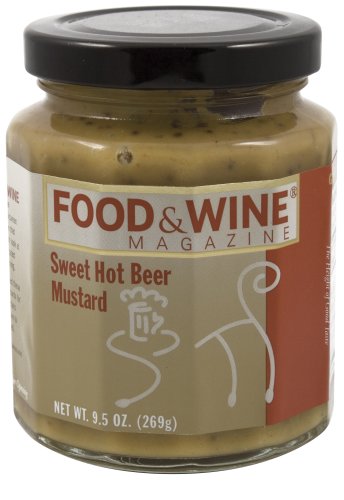 Food & Wine Magazine Sweet Hot Beer Mustard, 10-Ounce Jars (Pack of 6) by Food & Wine Magazine