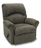 Microfiber Rocker Recliner in Sage Color - 7585-8879-34