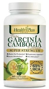 Garcinia Cambogia 65% HCA Pure Extract Weight Loss Supplement and Natural Appetite Suppressant