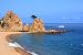 Mar Menuda Beach in Tossa De Mar (costa Brava, Spain) - 60"W x 40"H - Peel and Stick Wall Decal by Wallmonkeys