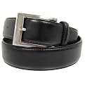 Torino of Italy Mens Full Leather Belt Black