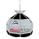 Coors Light Stained Glass Tiffany Lamp