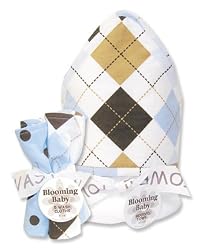 Blooming Bouquet Gift Sets - PREP SCHOOL BLUE- Hooded Towel & Wash Set
